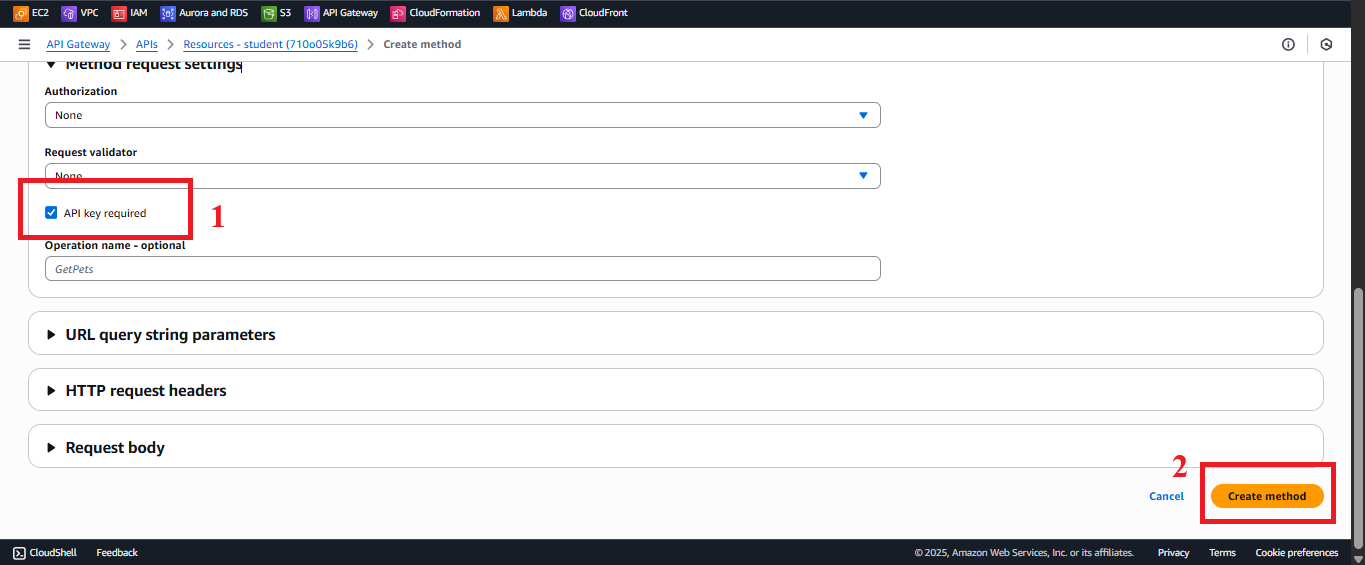 Enable API Key Required Interface