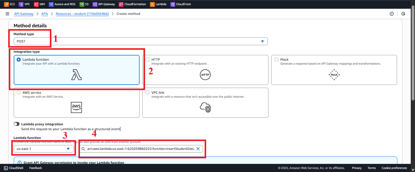 Create POST Method Interface