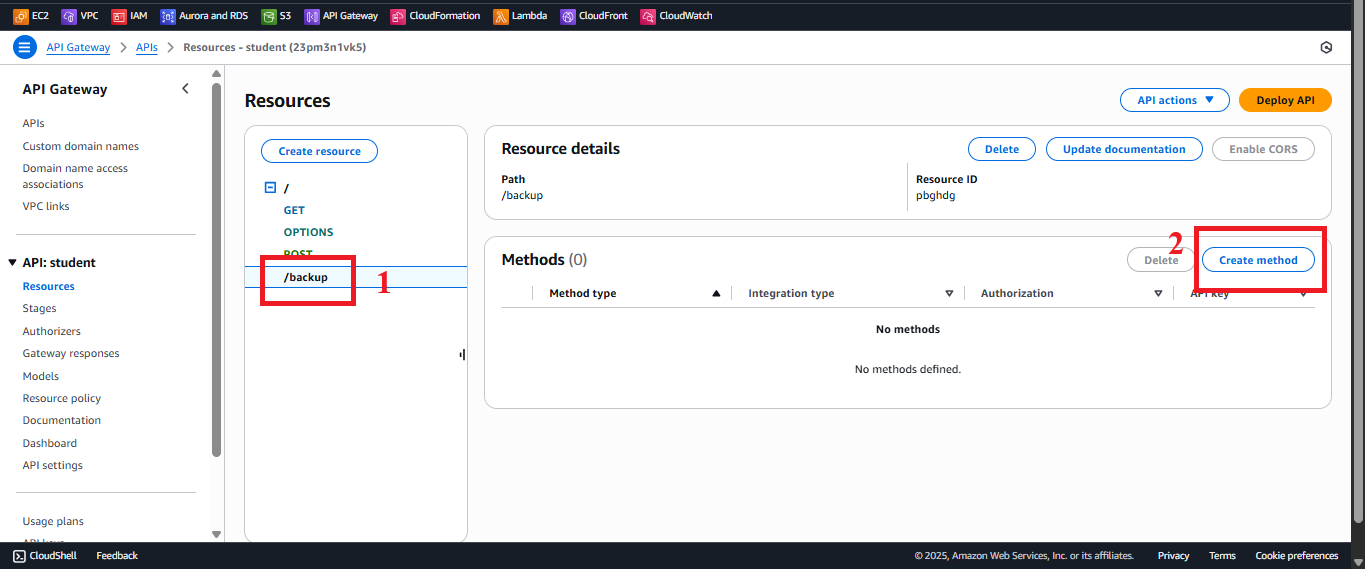 Create POST method interface.