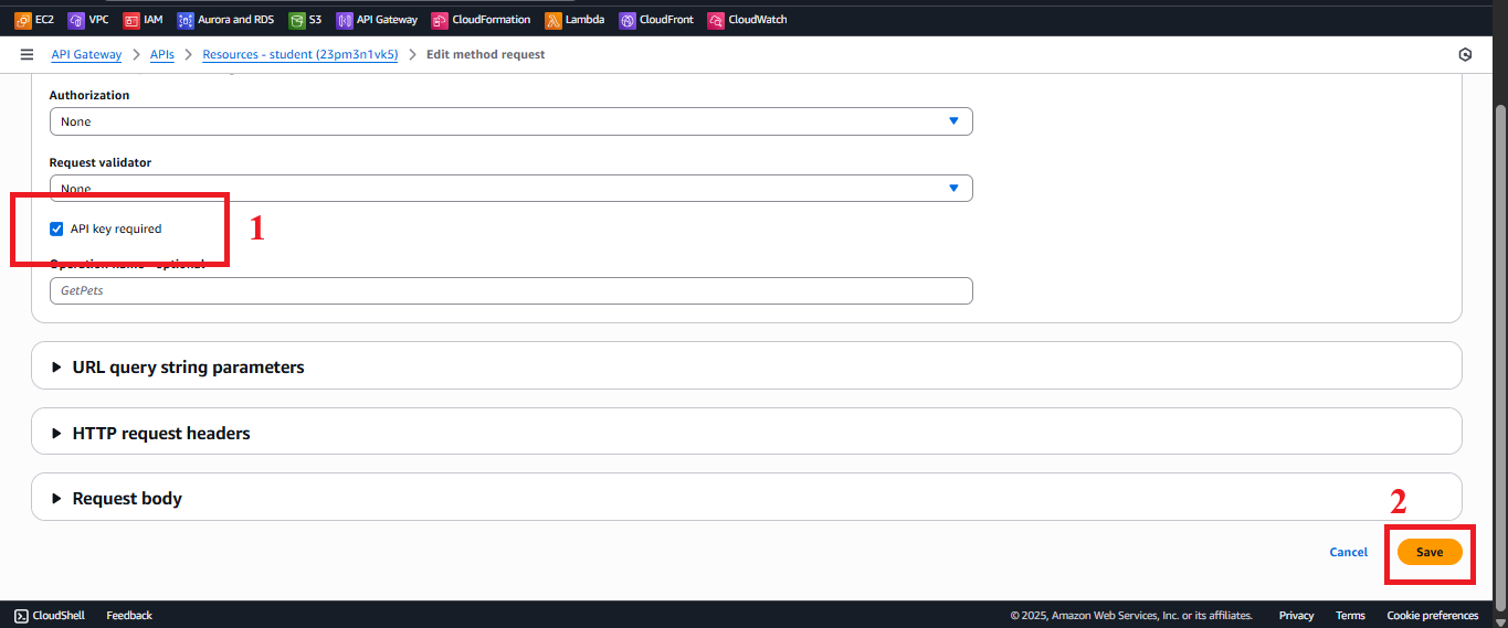 Success message after creating the POST method.