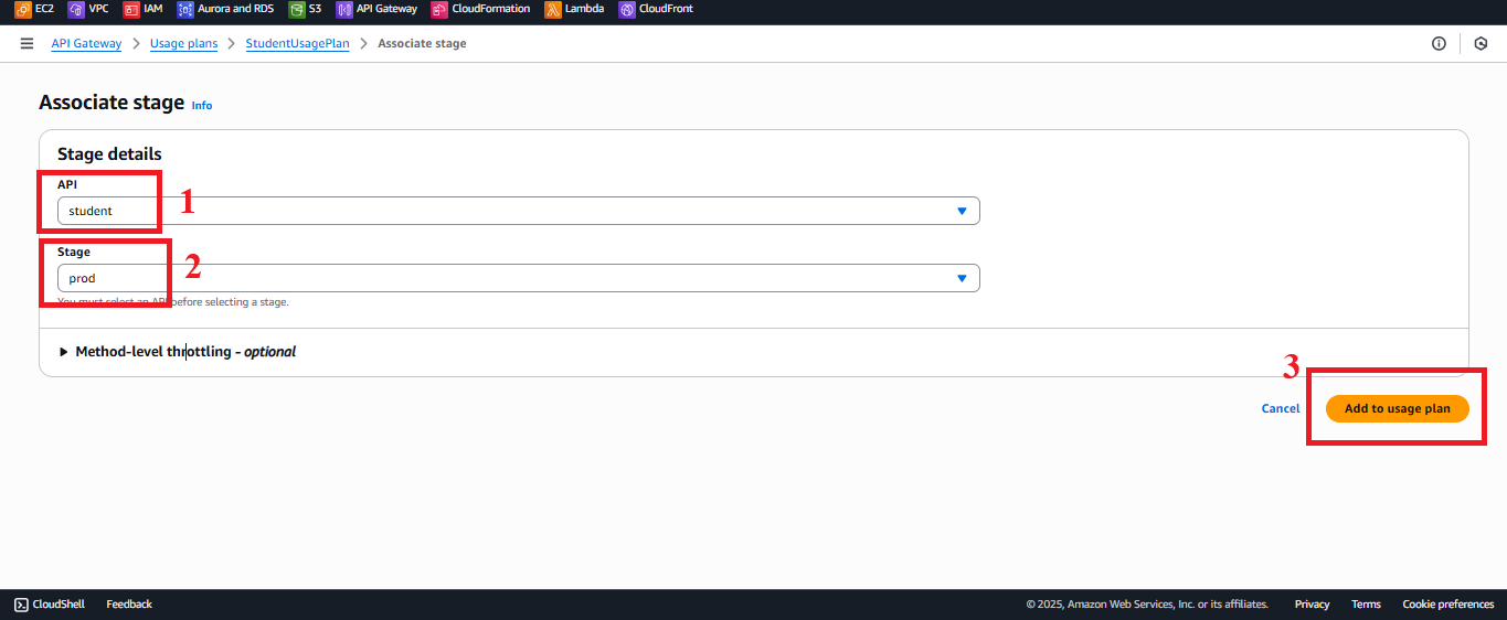 Linking API and Stage interface.