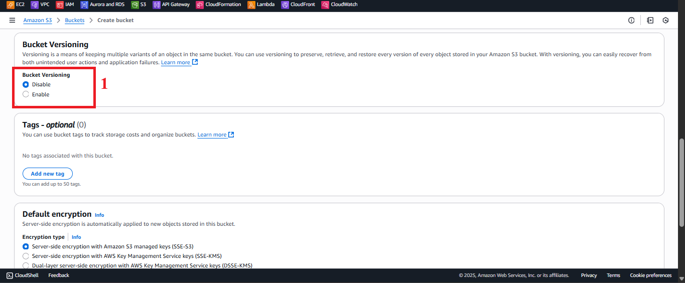 Enable Bucket Versioning.